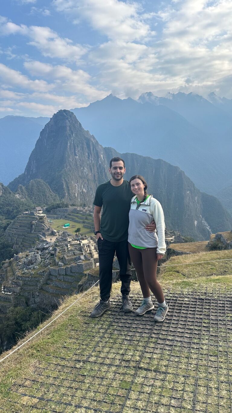 At one of the Wonders of the World- Machu Picchu 