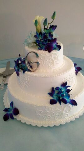 Cheesecake Wedding Cakes  by Mrs B Virginia  Beach  VA 