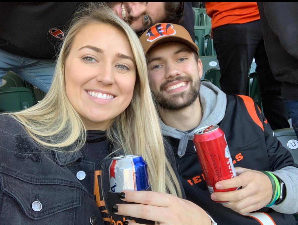 AJ's Birthday at the Bengals Game 