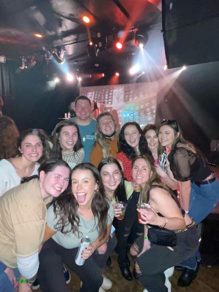 They took advantage of D.C.'s great nightlife and went out with friends and bought concert tickets as often as they could. Their bank accounts did not agree with this method but they had a great time. <3 