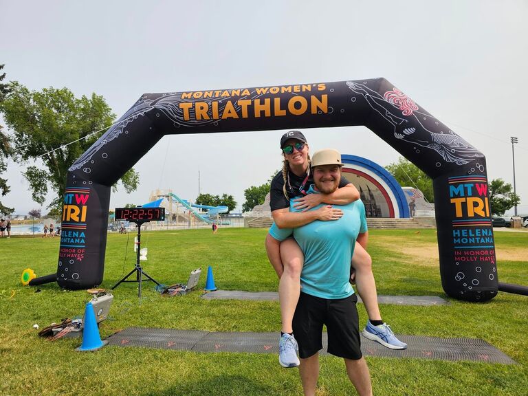 Trip to Montana for Jenny's triathlon