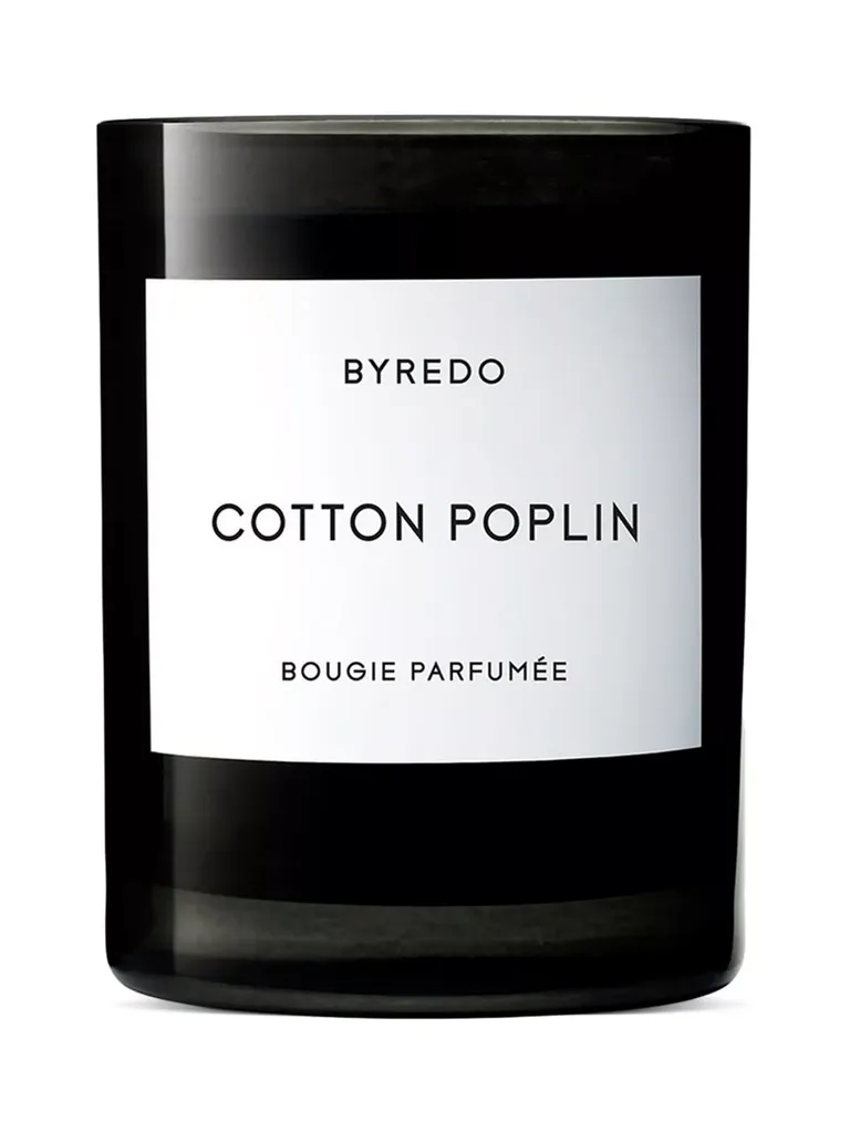 Byredo cotton poplin candle anniversary gift from Bloomingdale's
