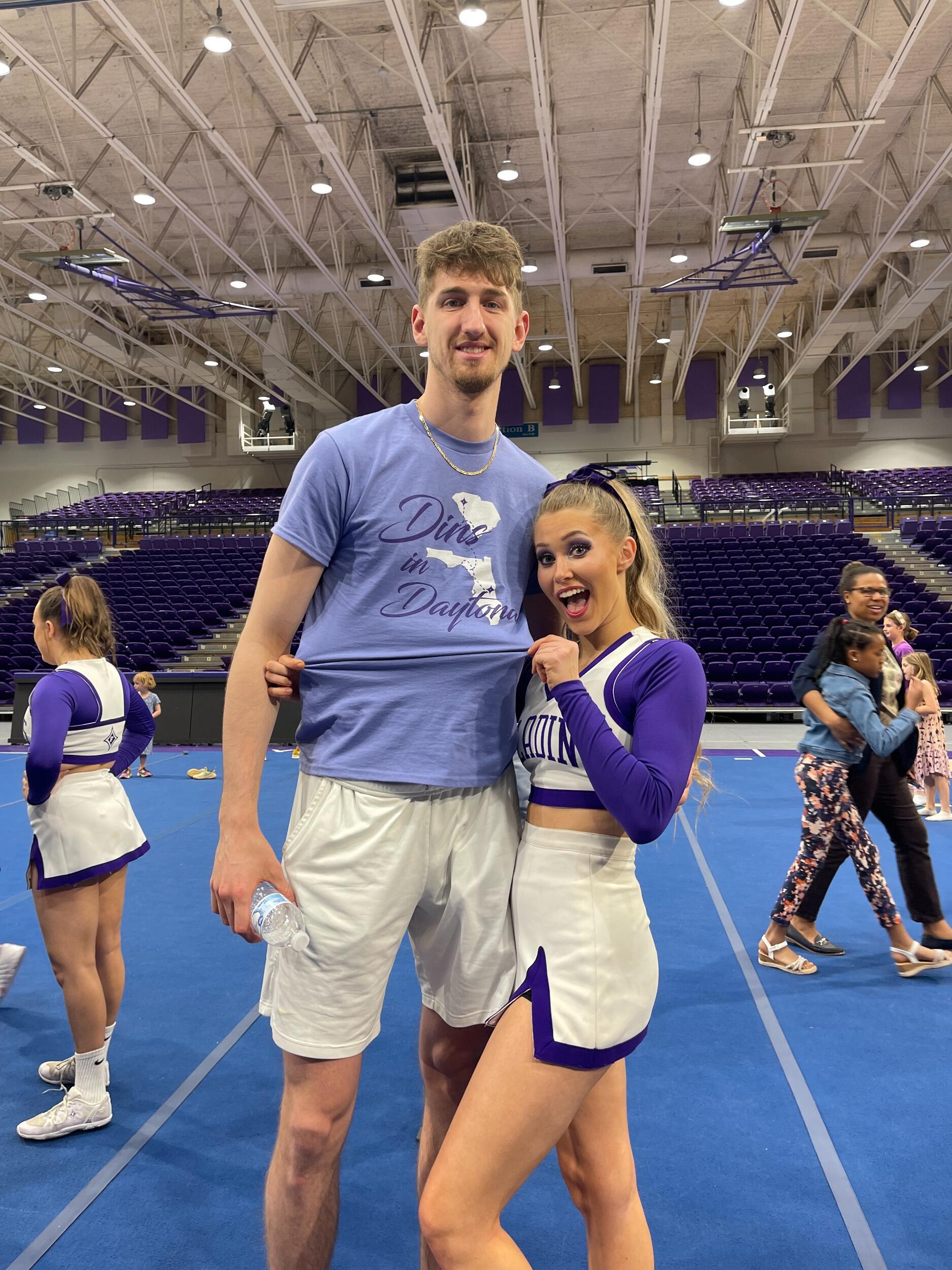 Jonny showing up to Mere's Nationals Showcase her Junior year.