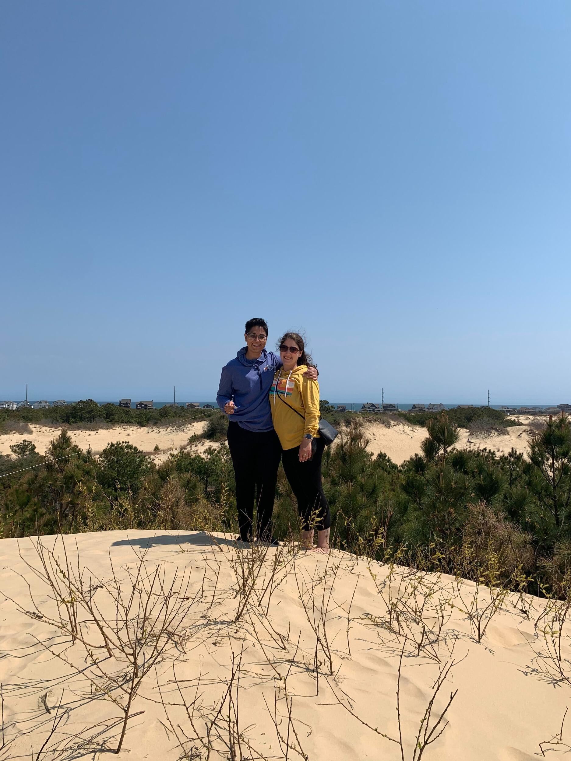 Our first vacation together: Family camping to the Outer Banks, NC.