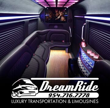 DreamRide Luxury Party Bus Sprinters & Limos - Party Bus - Fort Lauderdale, FL - Hero Main