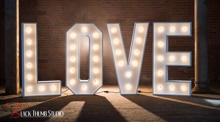 Classic LED Light Up Letters for Hire - The Added Extra