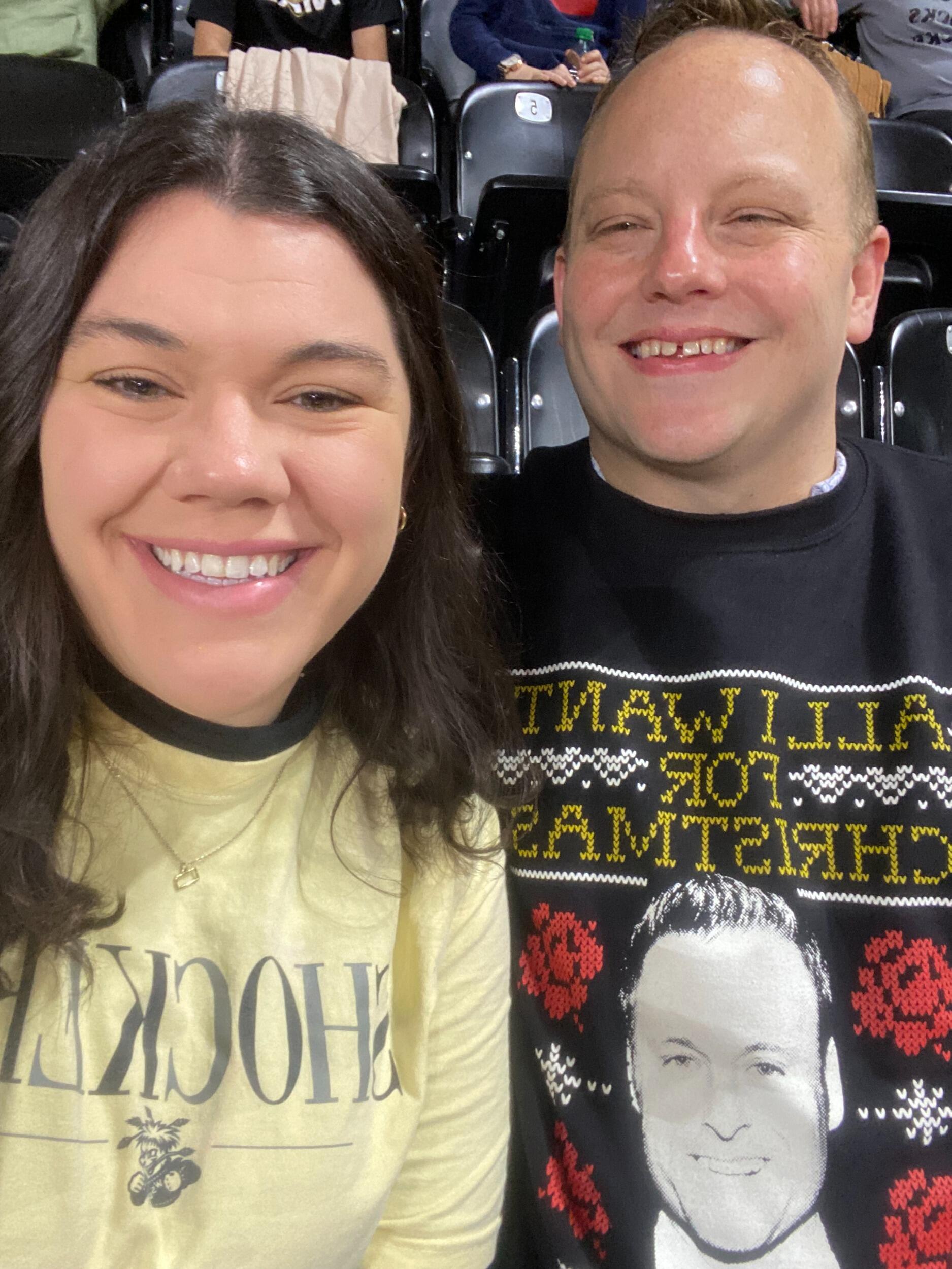 Maddie's first WSU basketball game! (Again... don't ask us the outcome) 