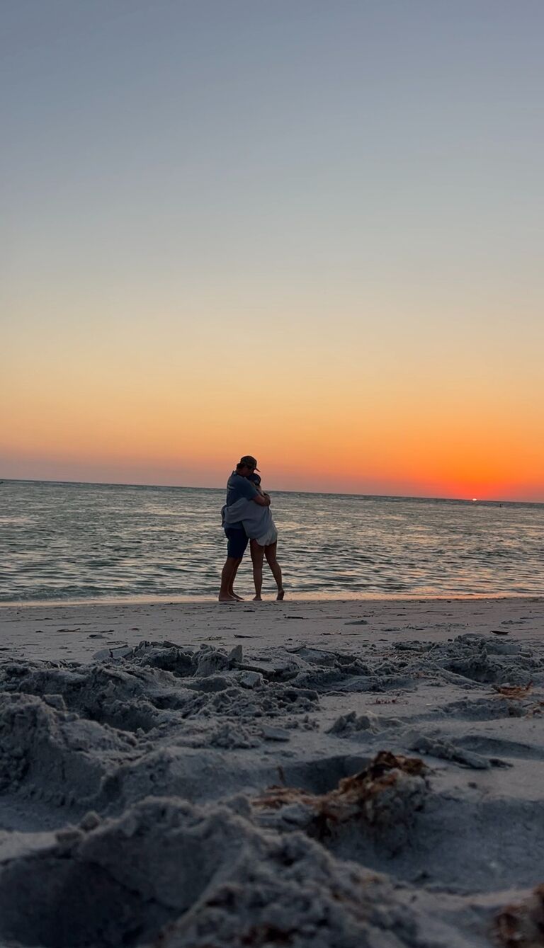 Matt and Morghan at Palm Island, 4 days before Matt popped the question! 