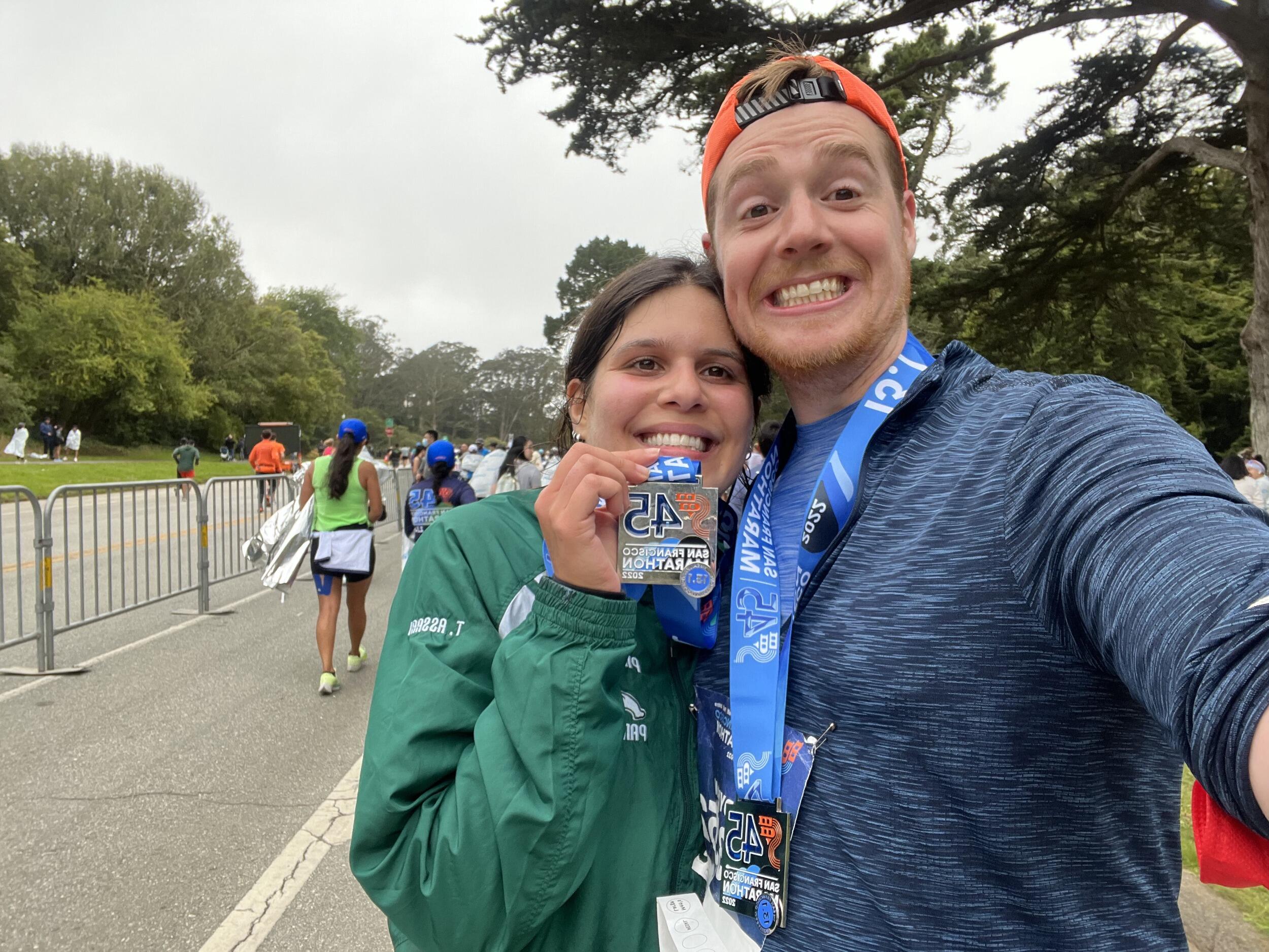 Having decided to move from San Francisco to New York City, they spent 2022 checking off a list they had made of things to do before leaving California. This included everything from visiting Yosemite to running the SF Half Marathon together.