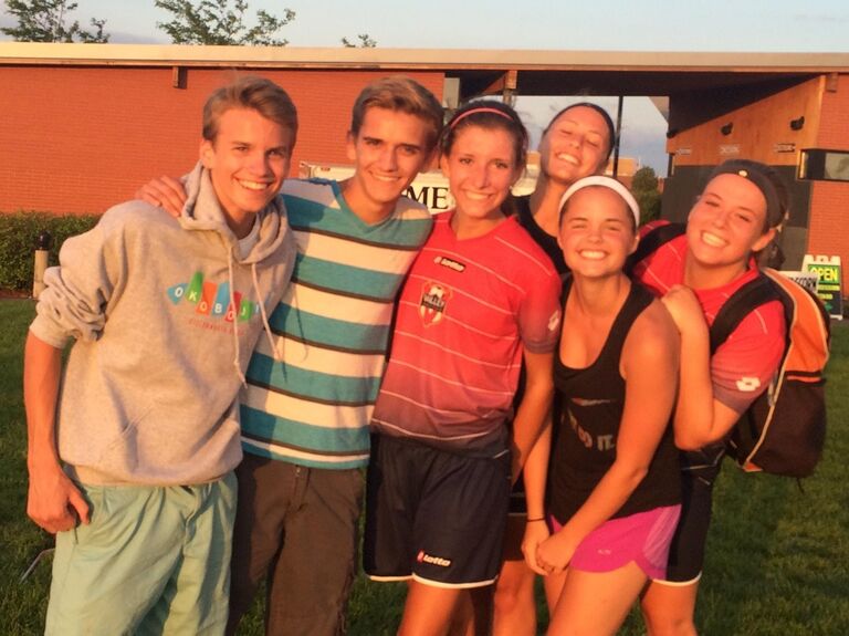 Began showing up at each others soccer games
