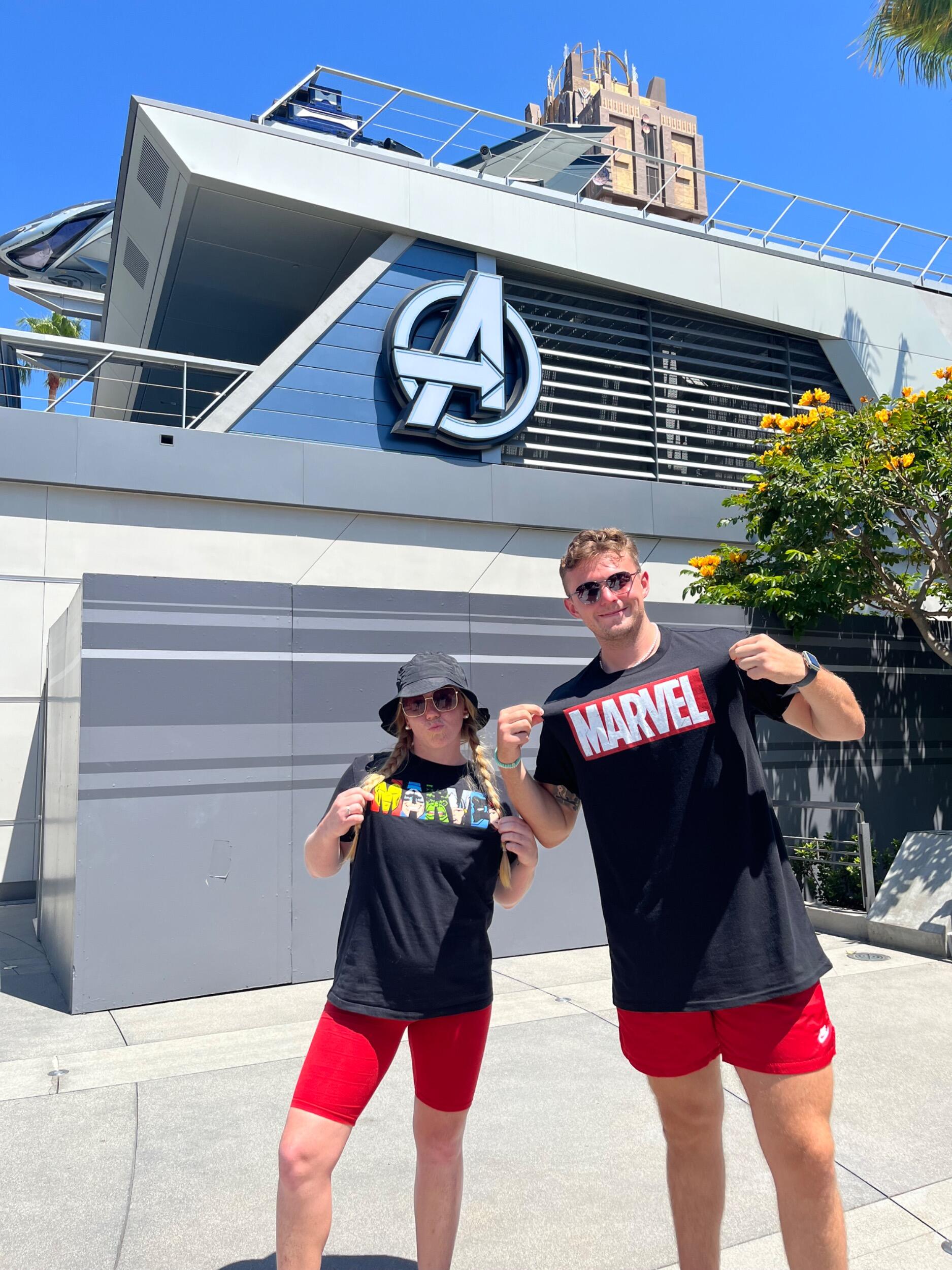 Marvel nerds take on Disney Adventure Park in California!
