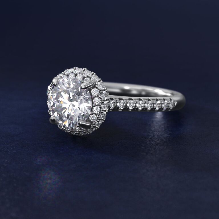 James Allen collection for Blue Nile engagement ring