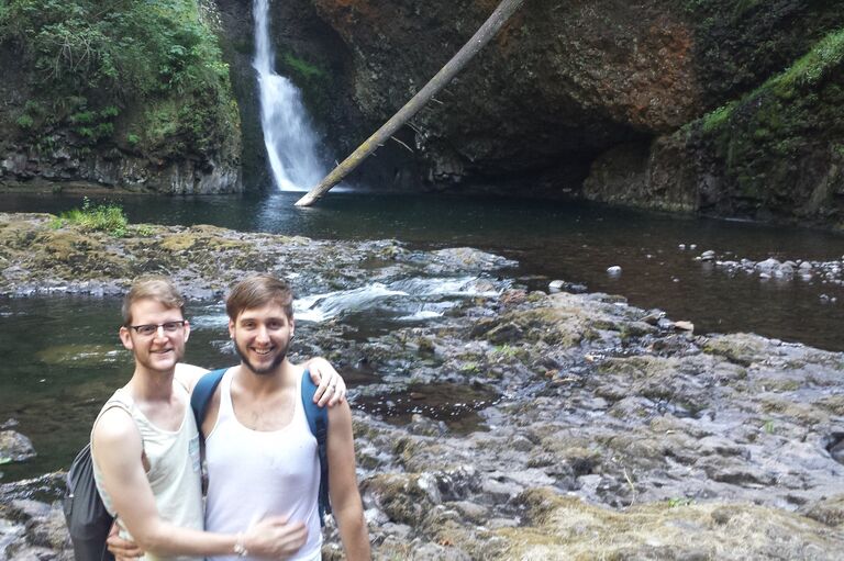 Our first official date at Butte Creek Falls