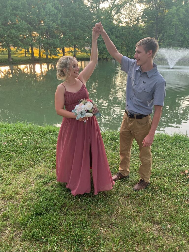 At the wedding of a friend