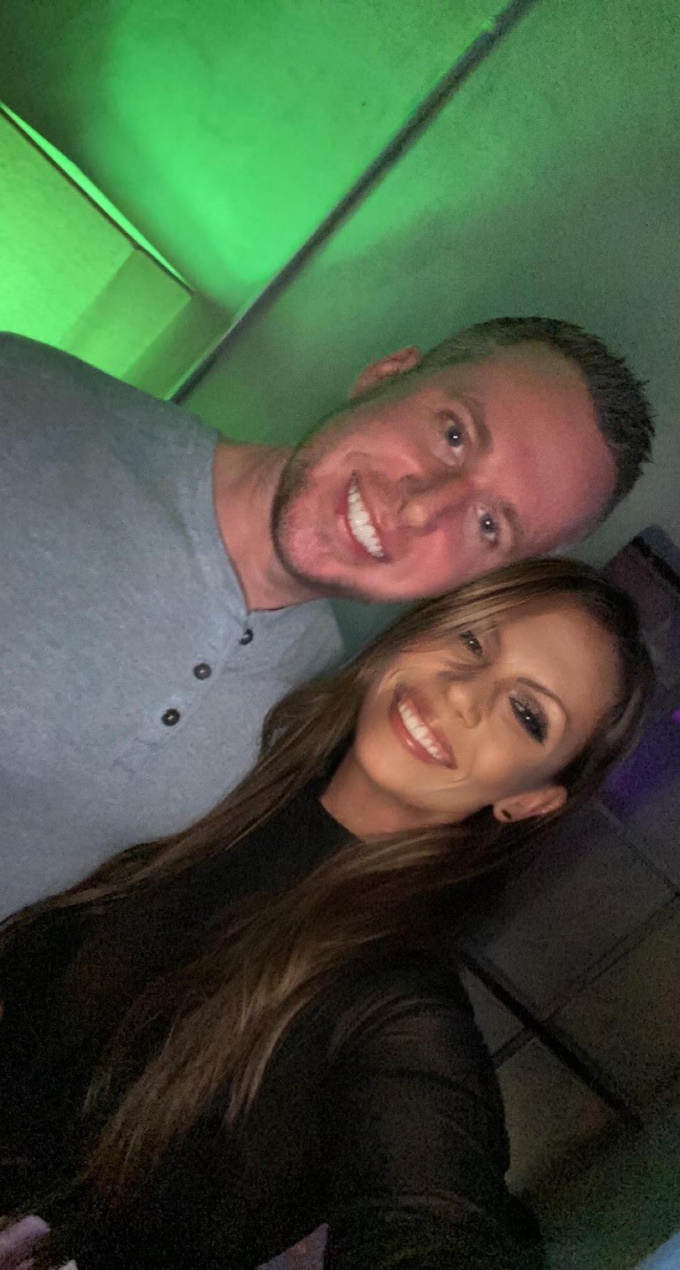 Bride and Grooms first "selfie" together. 