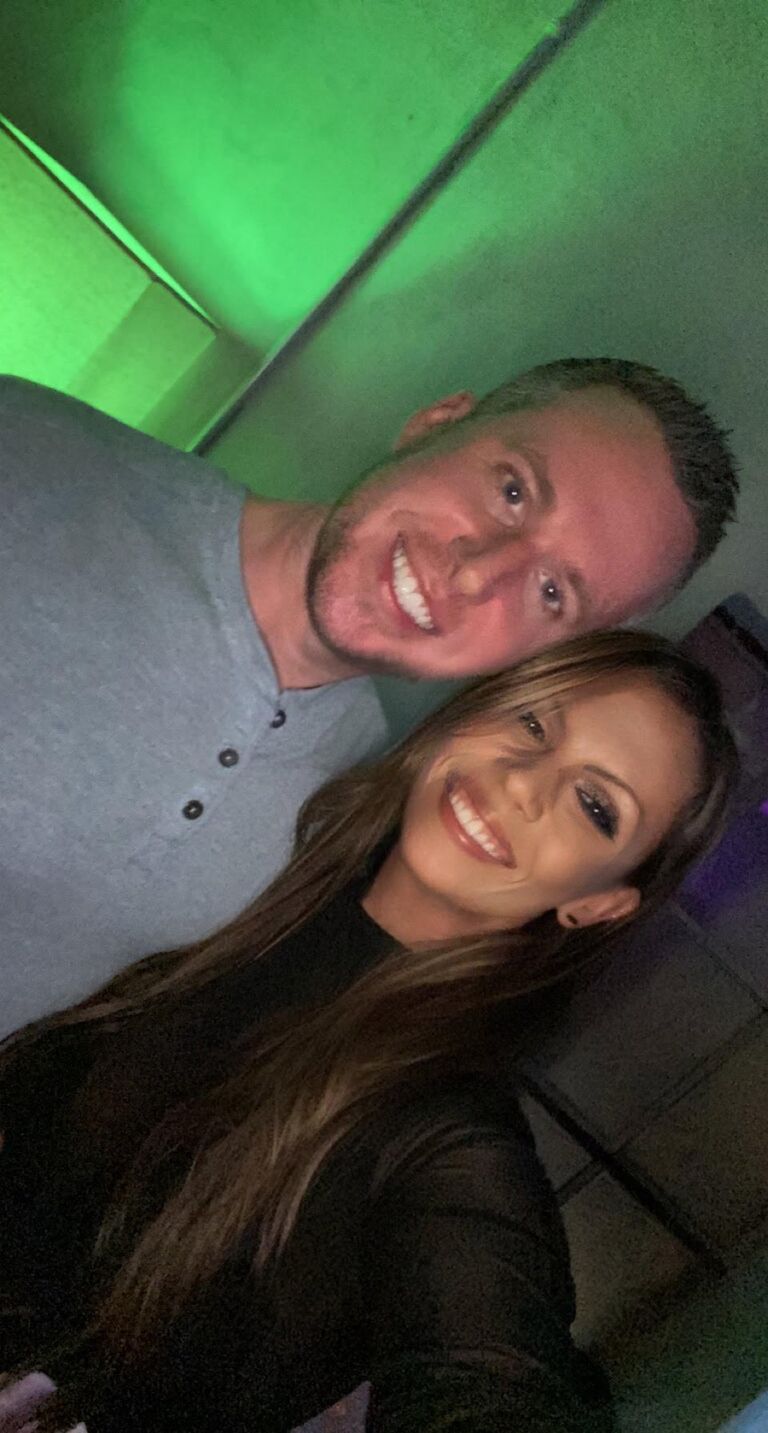 Bride and Grooms first "selfie" together.
