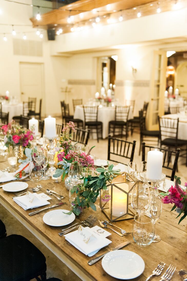 Family Style Table With Natural Tablescape