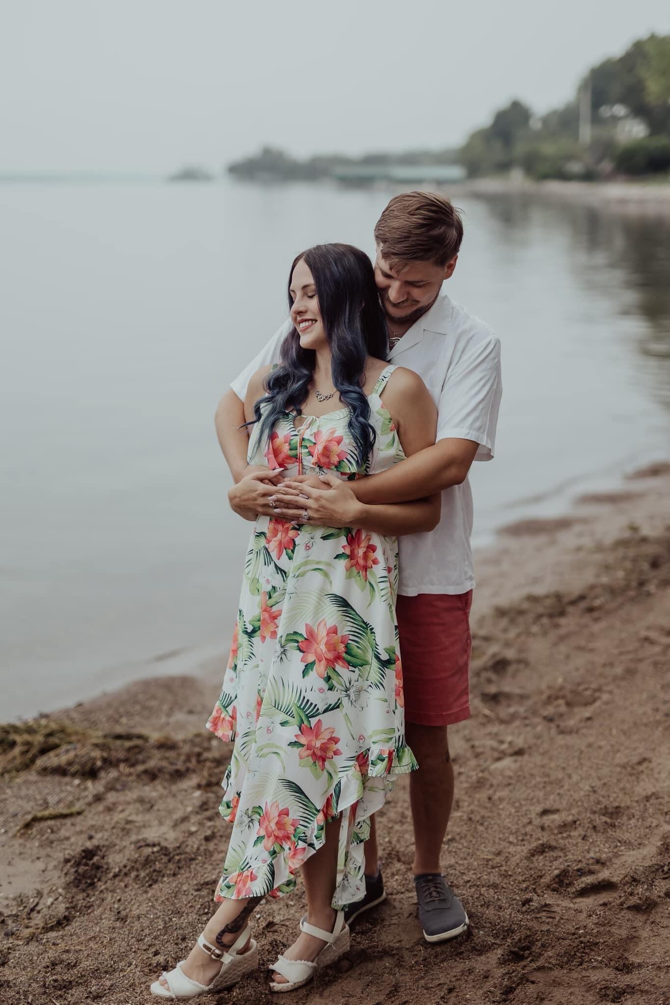 Our engagement photo session in Wayzata 