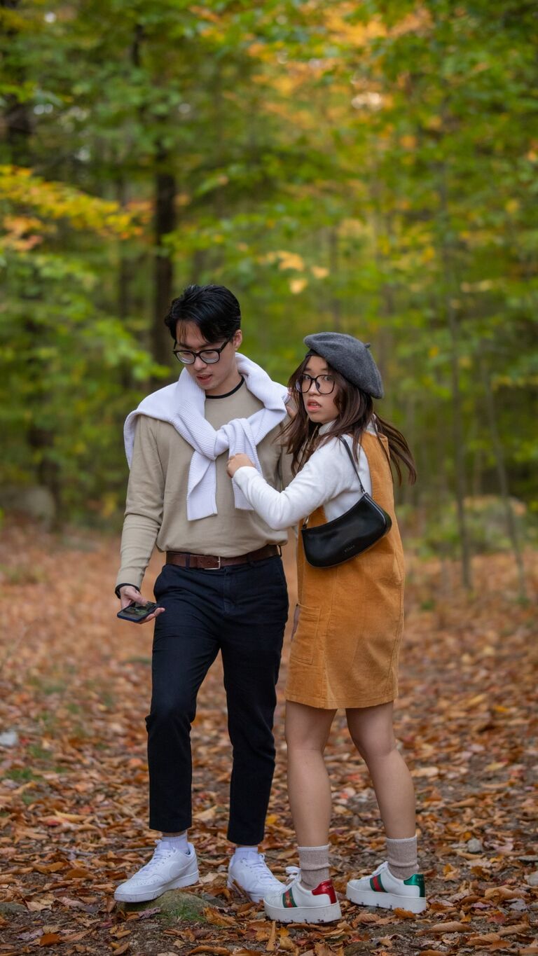 Our first Fall trip. It was quite hard trying to get a market share from the rest of the Instagram influencers, but this photo was pretty...