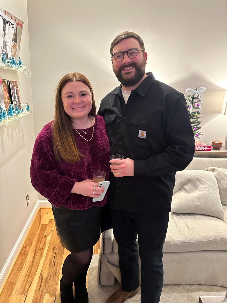 Ringing in the New Year... little did Lexie know a ring was on it's way. 