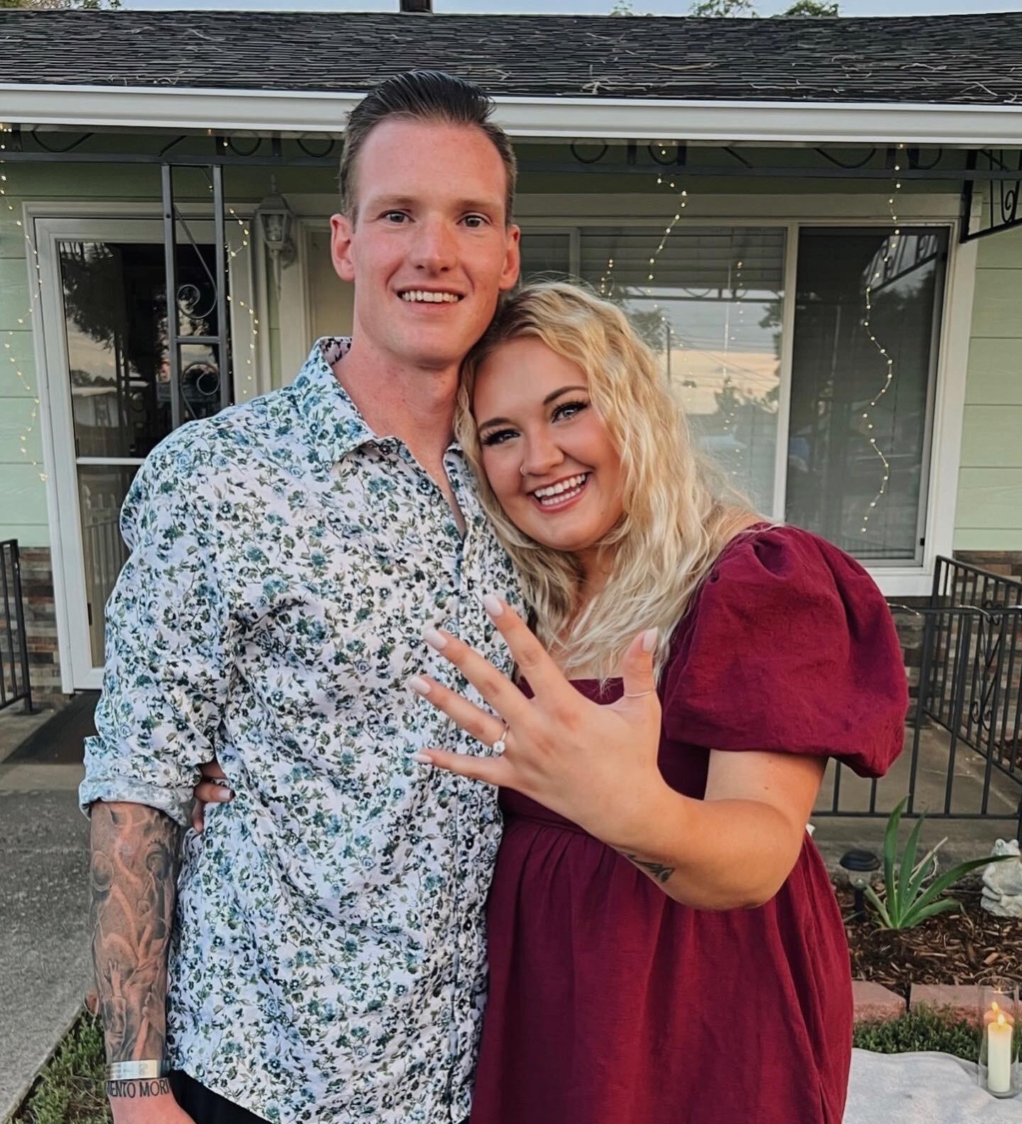 The day Tyler got on one knee and asked Bailey to marry him. The best of their lives (until December 16, 2023).