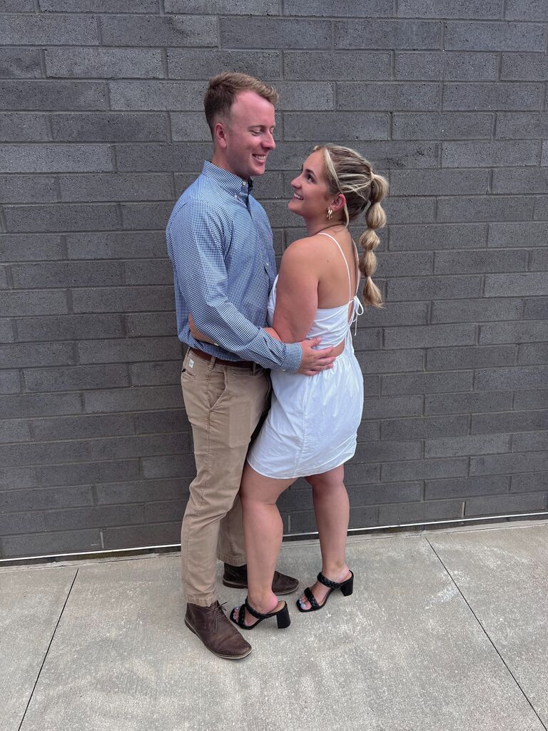 Danielle and Alex celebrated two years of dating by having the best dinner at Jeff Ruby's Steakhouse.