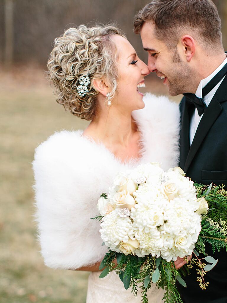 16 Curly Wedding Hairstyles for Long and Short Hair