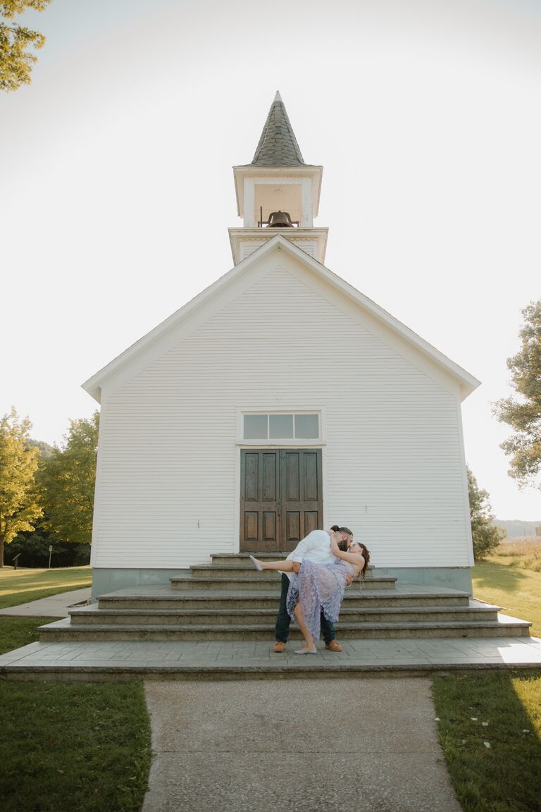 On this day, two best friends get married. 