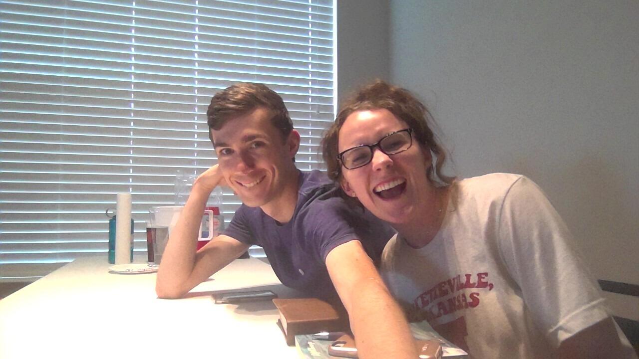 Sometimes we can be serious, but other times we just like taking silly photos!