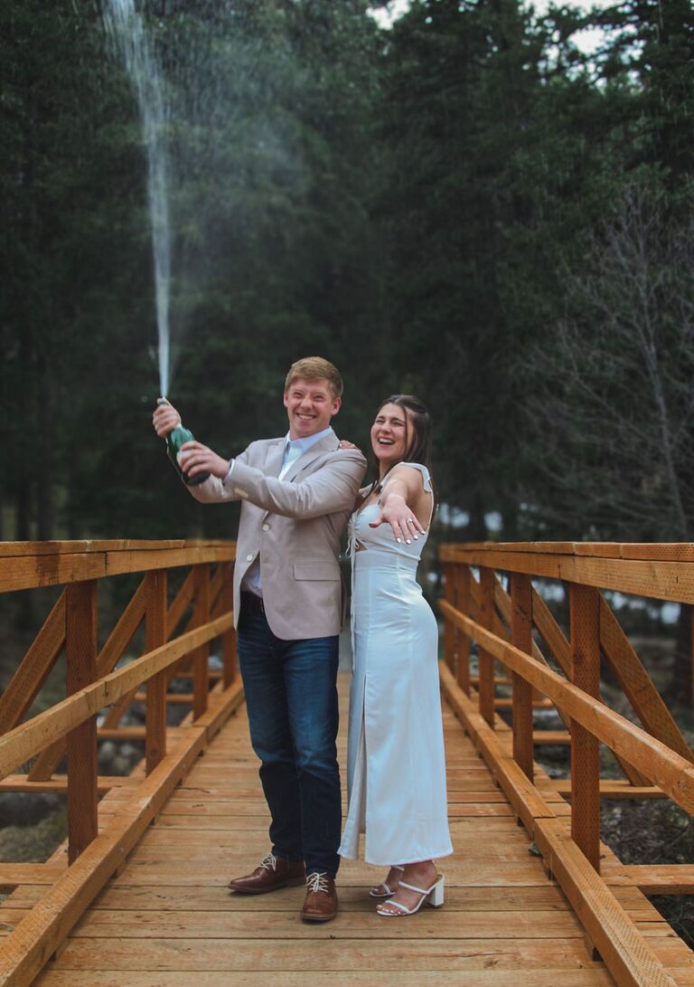 Engagement Photos in Hyalite Canyon