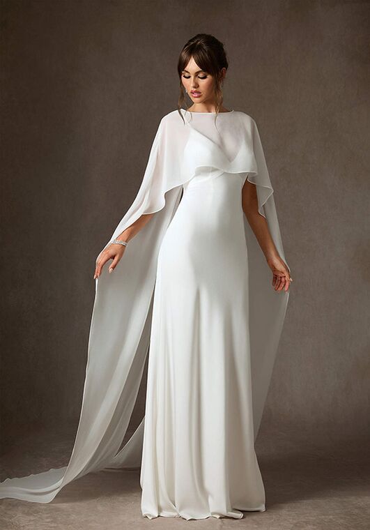 white satin dress with diamond straps The Amina Satin Gown  Lynira Label
