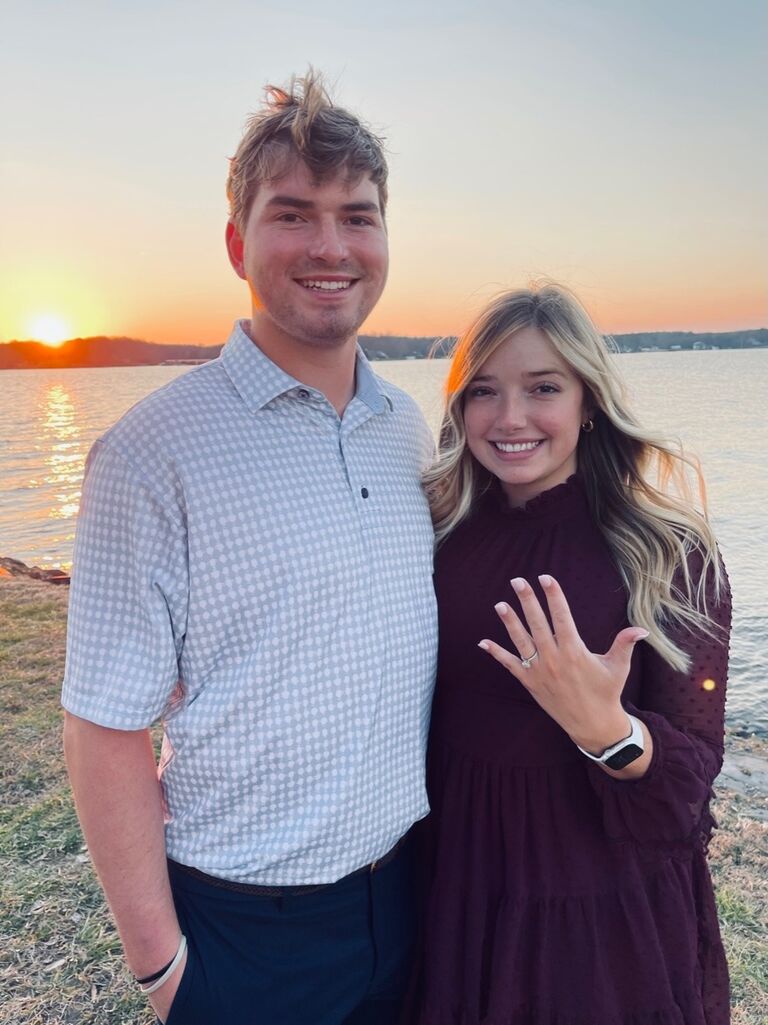 The day we got engaged! Rogan wants everyone to know it was BEFORE our 8 year anniversary. 
