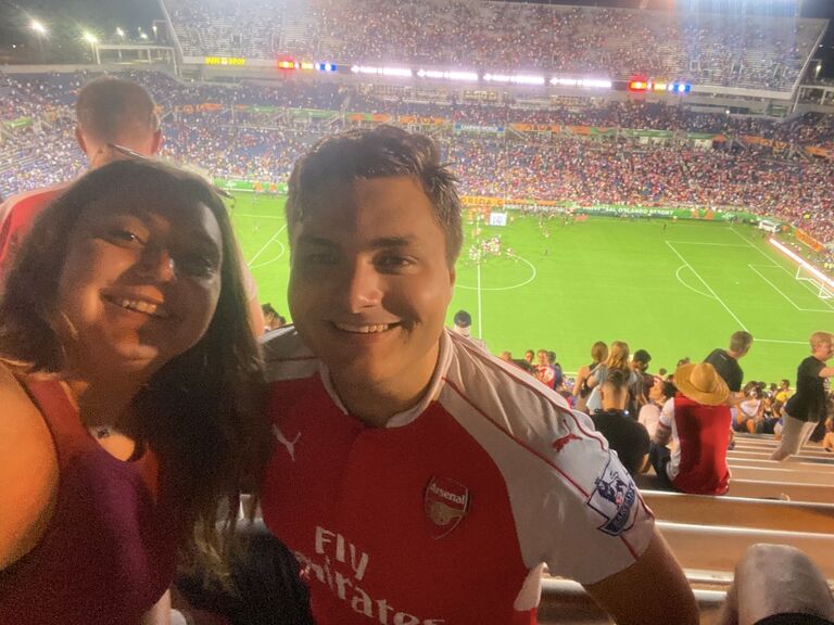 Arsenal game at camping world!!