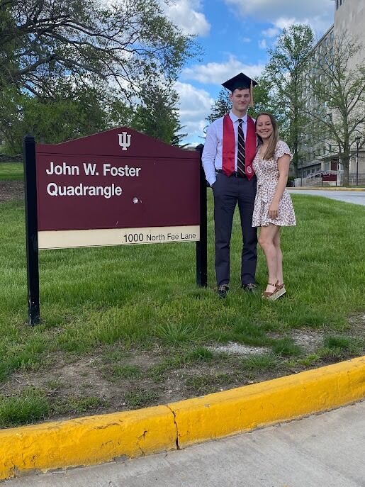 Cameron graduated from IU Bloomington with a BSK!