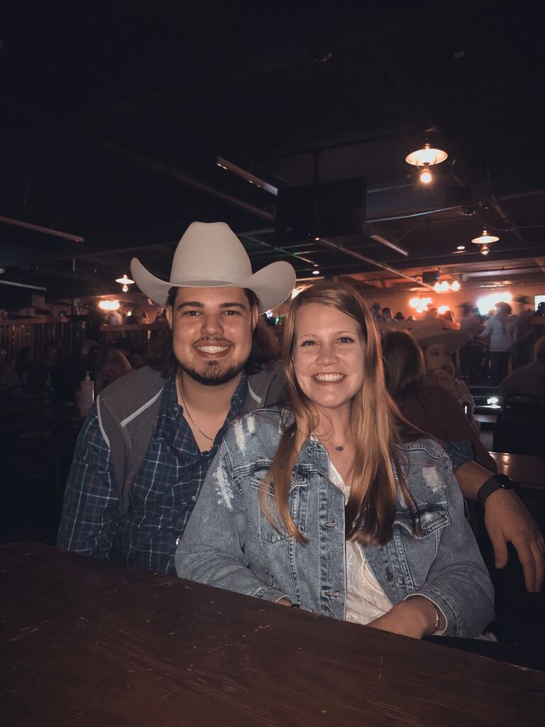 We started going to country concerts together - still one of our favorite things to do together. (This may or may not be our favorite picture we have ever taken together)