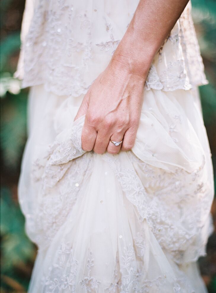 Vintage Family Heirloom Silver Engagement Ring