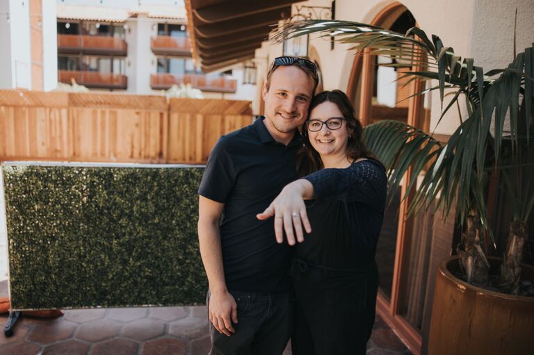 Christopher Proposed at La Jolla Shores Hotel and Restaurant! The proposal was a dance/flash mob. If you haven't seen it, go on our facebooks! It was truly magical. 💍
