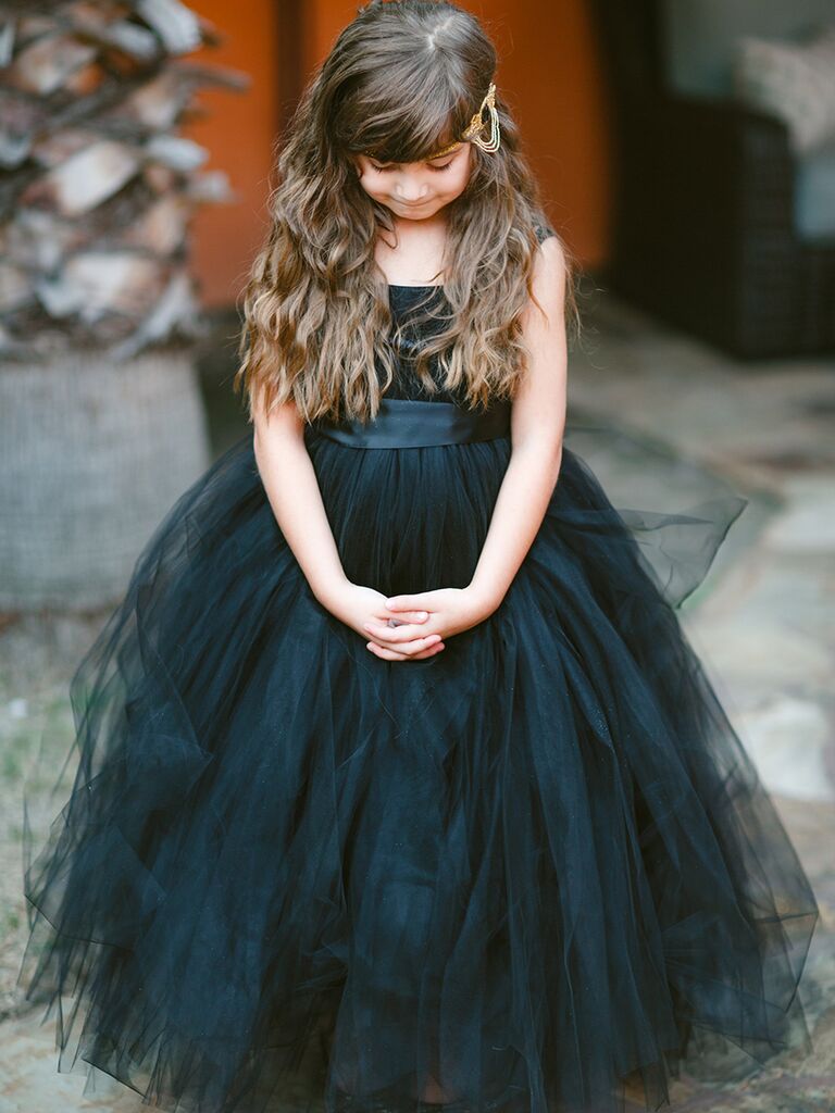 black halloween wedding dress