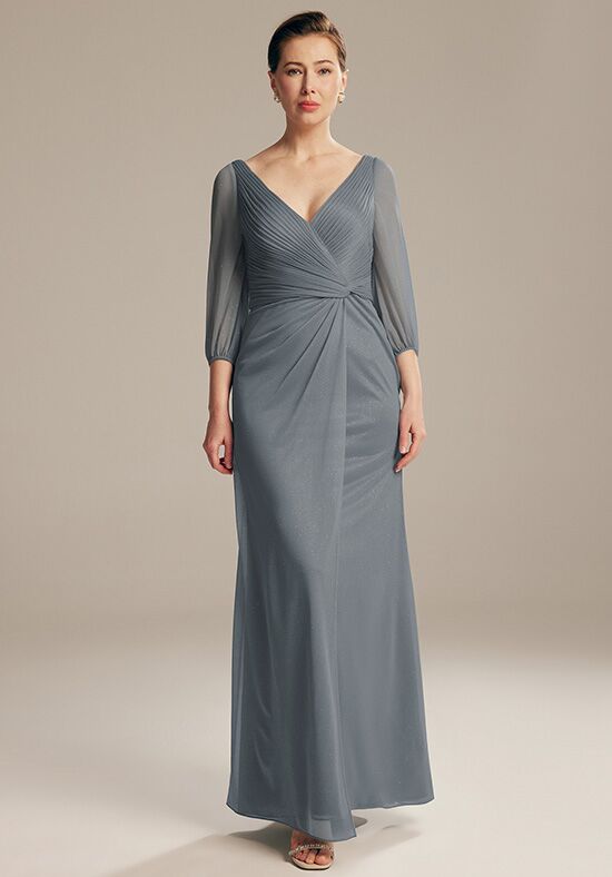 grey mother of the bride dress