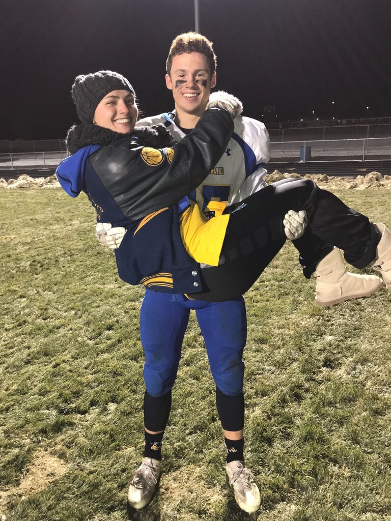 They share a love of sports and were each others #1 fan throughout High School.
