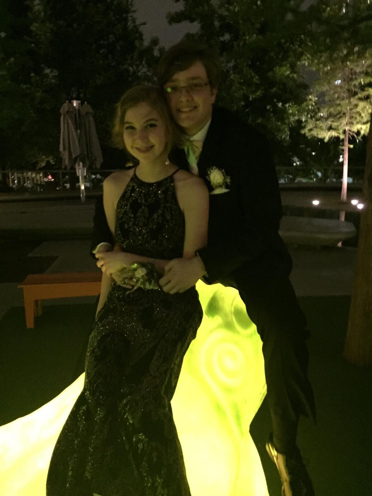 Our first prom together!