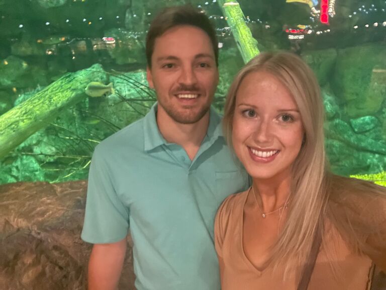 Our first date to Bass Pro shop