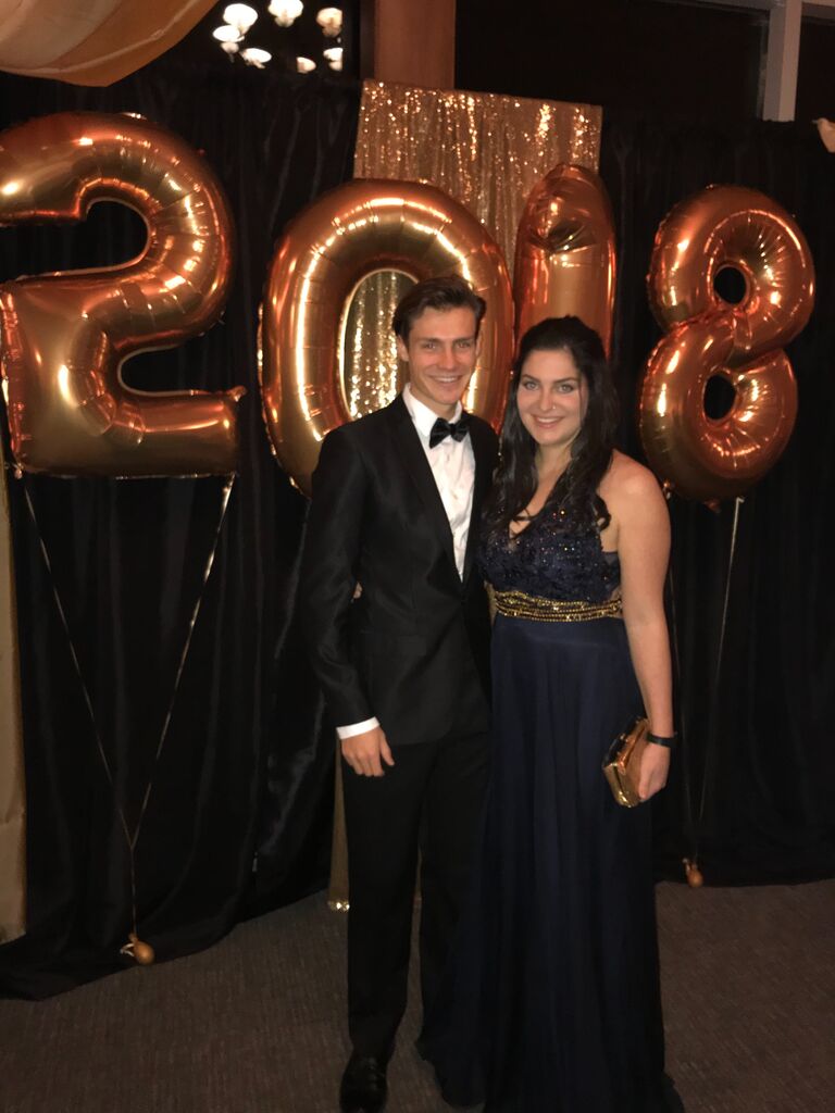 One of the few New Year's Eve's we've been able to celebrate together so far, at a fancy gala