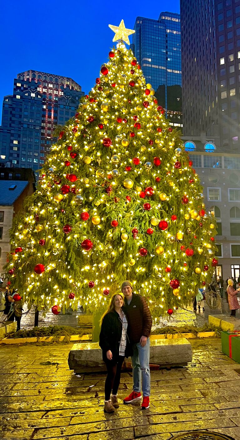 New England in the winter was rough and neither of them lived in a great part of town. But, they had a blast exploring Boston together and visiting with family. 