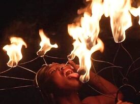 Blue Flame Fire Goddess - Fire Eater - Memphis, TN - Hero Gallery 3
