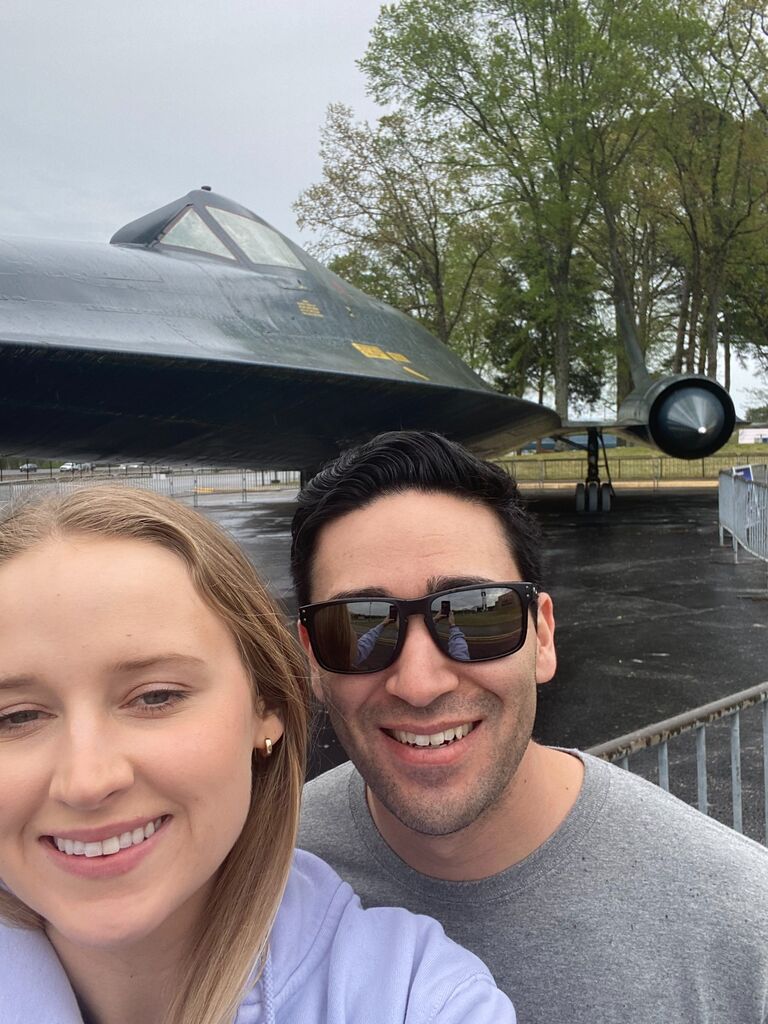 U.S. Space & Rocket Center in Huntsville. Both of use were so stoked to see the SR-71! 