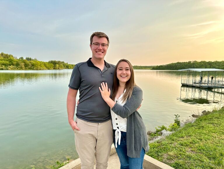 After returning from our trip, we had a quick turnaround to leave again for Missouri to celebrate Andy's graduation from med school. This was the night before graduation- we had a picnic with our friends and their families at Thousand Hills State Park. 