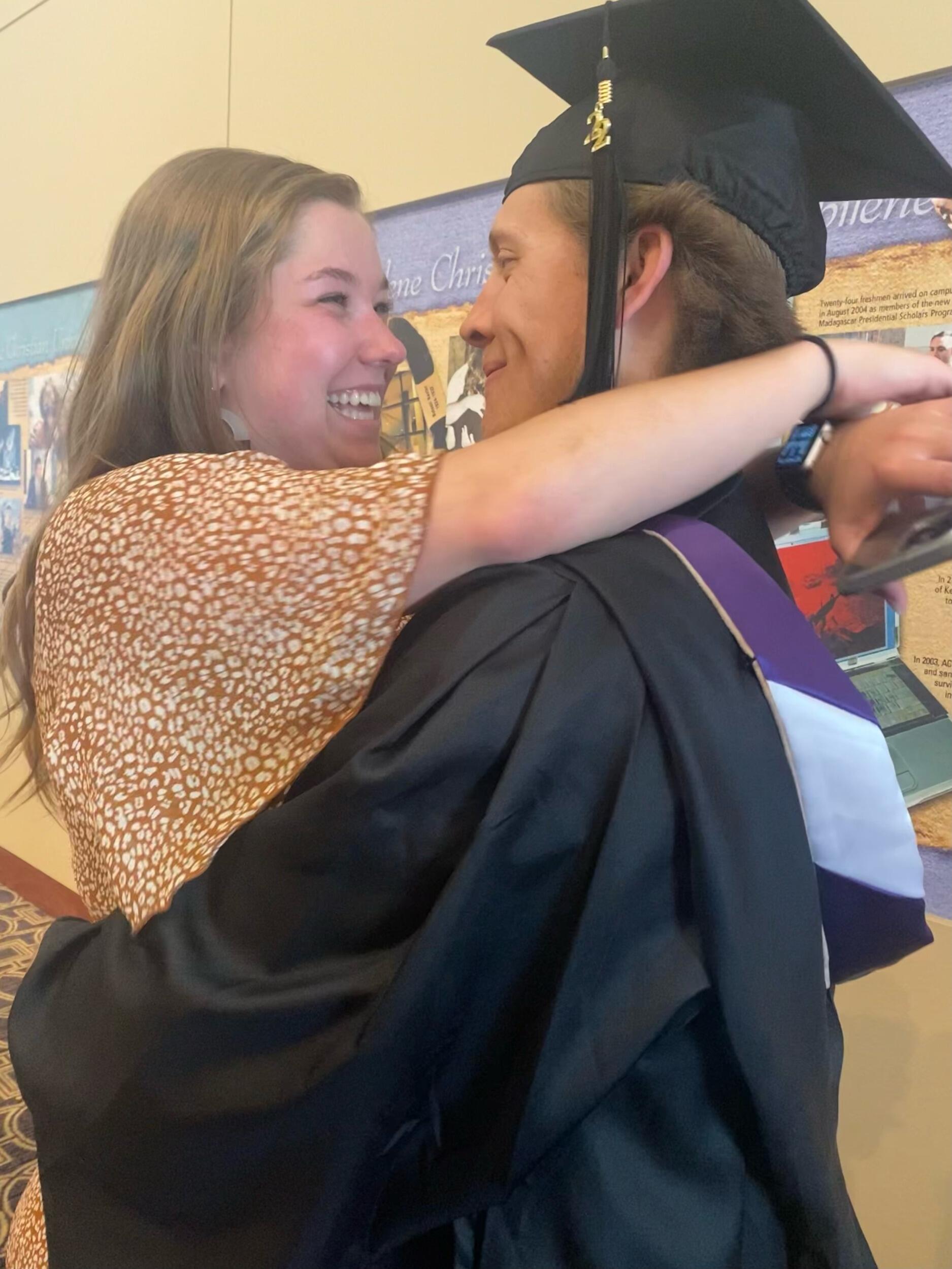Justin graduated college! Which also meant that he moved back to Colorado and we finally lived in the same state! 