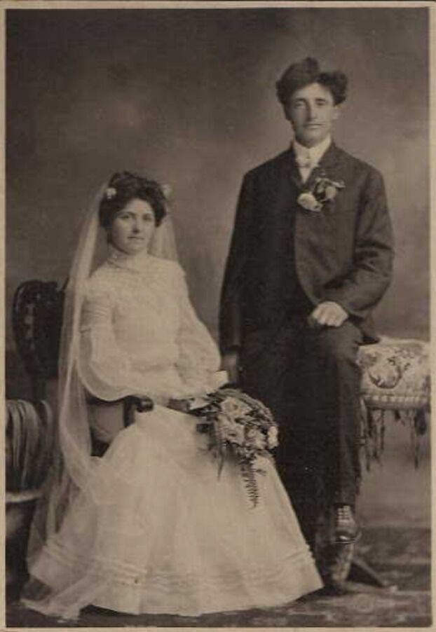 Joseph and Catherine Wegner (great-grandparents of the groom)