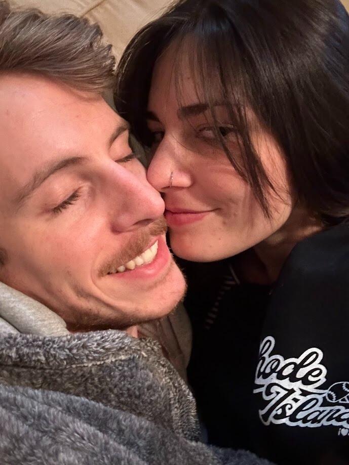 Georgi comes back from vacation in Argentina. The longest time we've been away from each other!